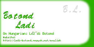 botond ladi business card